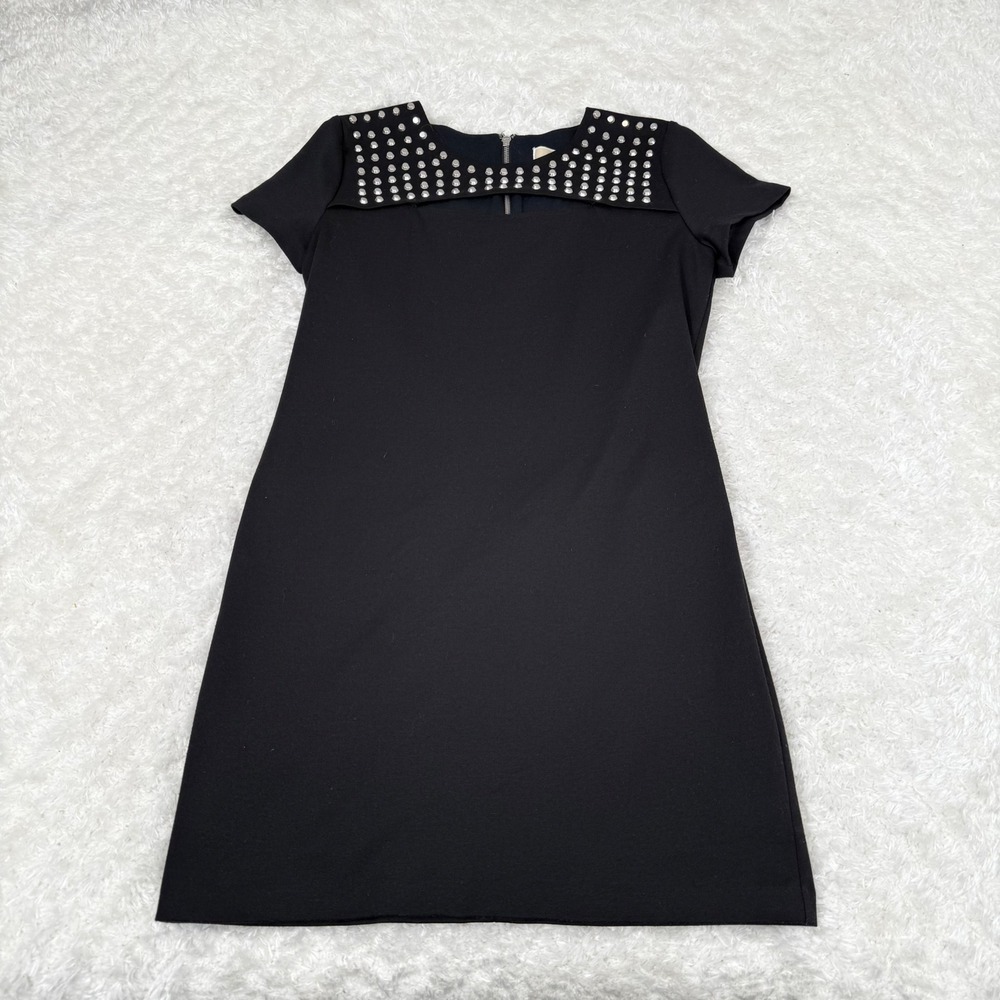 MICHAEL Michael Kors Black Dress with Silver Accents